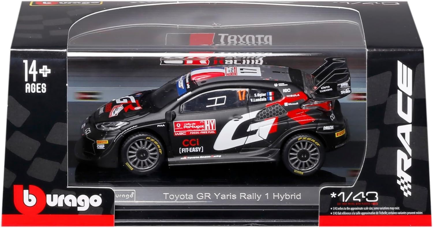BG38323 - 1:43 Toyota GR Yaris Rally1 Hybrid NO.17 Gazoo Racing 2024 - Bburago