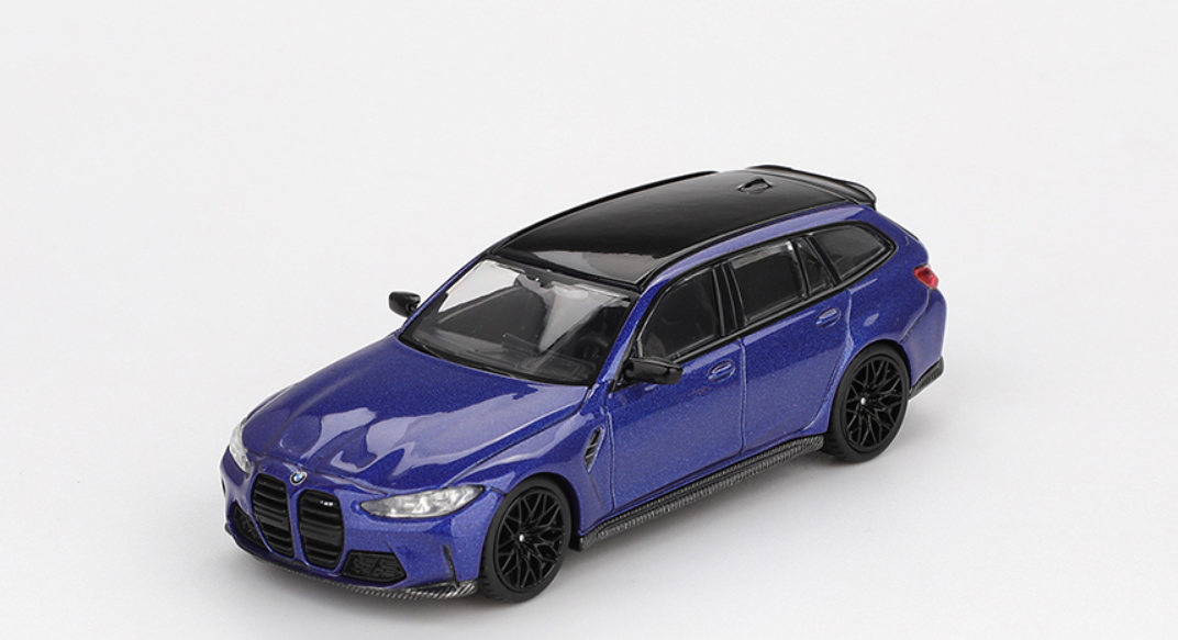 Mini GT 1090 - BMW M3 Competition Touring - Portimao Blue Metallic (LHD) 1:64
