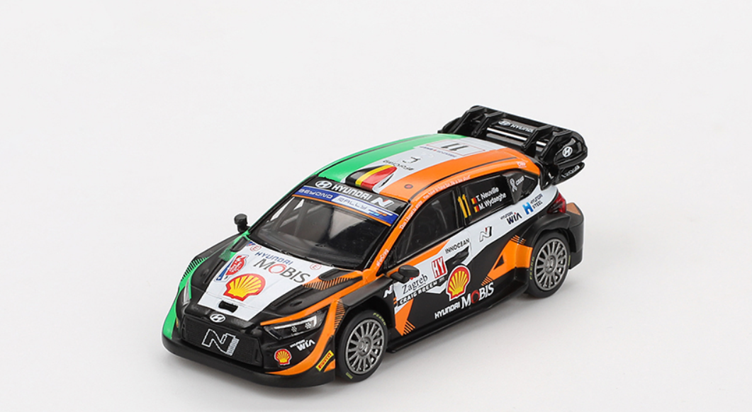Mini GT 972 - Hyundai i20 N Rally1 #11 (LHD) - 2023 Rally Croatia Power Stage Winner