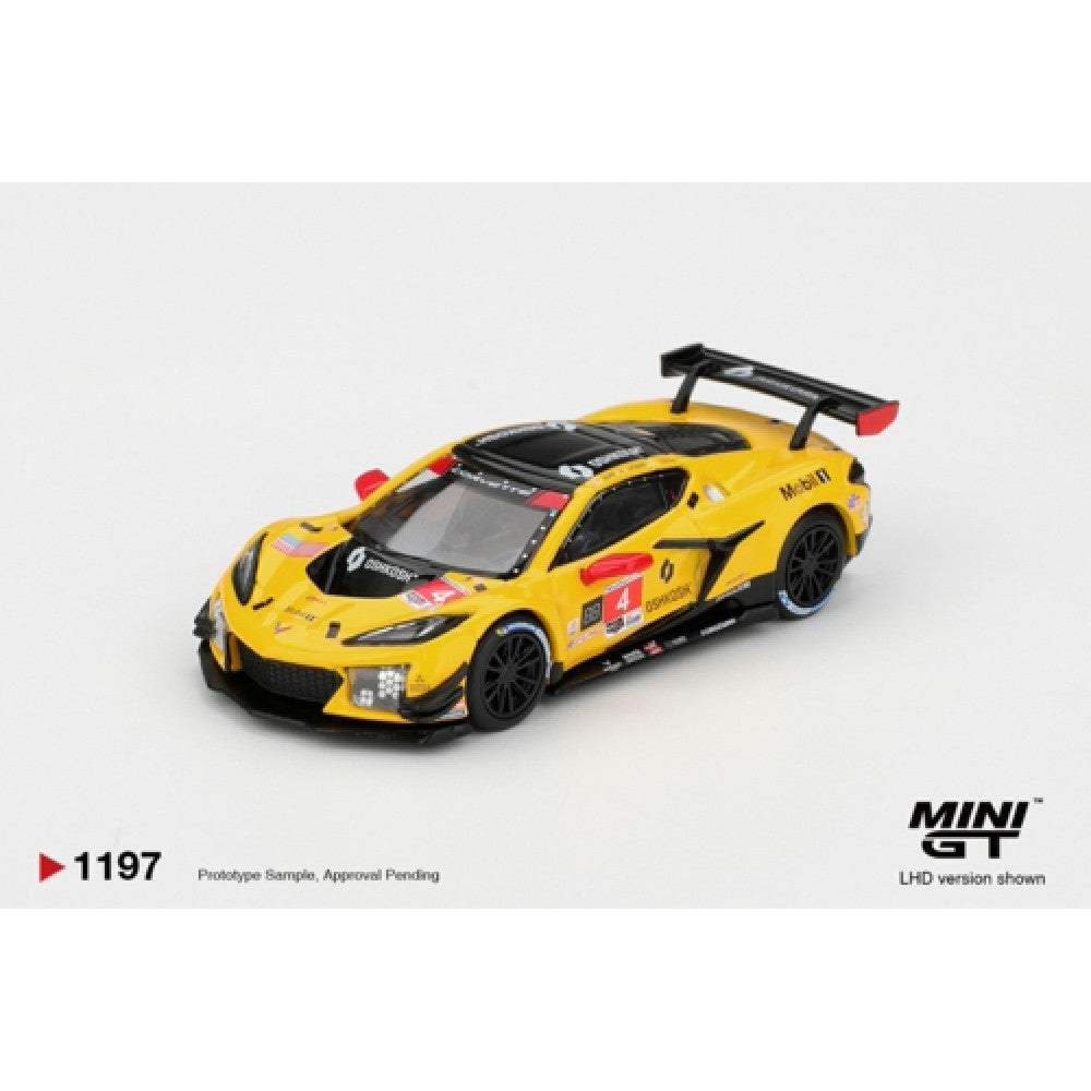 MGT01197-BL - Cheverolet Corvette Z06 GT3.R NO.4 Corvette Racing by Pratt Miller Motorsports 2025 IMSA DAYTONA 24 HRS (LHD) BLISTER PACKAGING 1:64