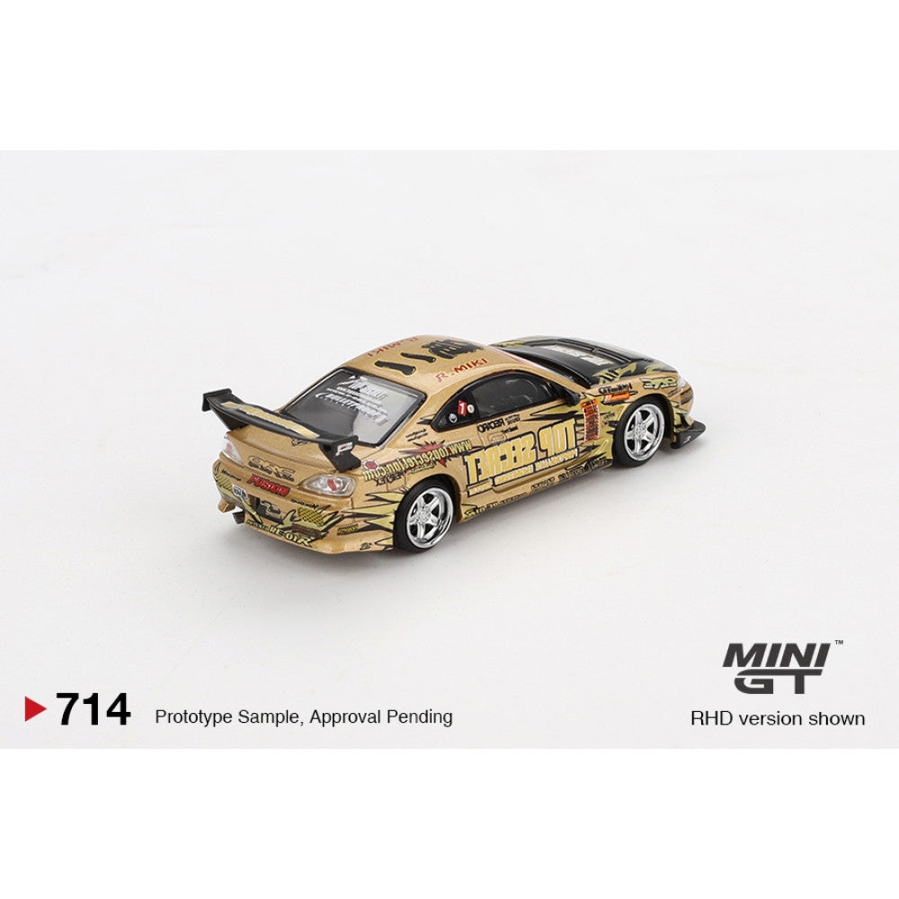 Mini GT 00714-BL - Nissan Silvia (S15) Top Secret D1GP (RHD) BLISTER PACKAGING 1:64