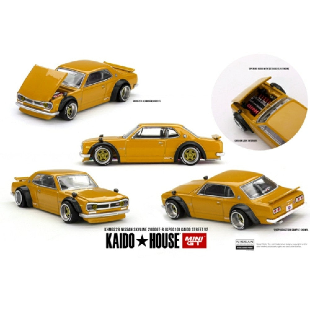 MGTKHMG228 - Nissan Skyline 2000 GT-R (KPGC10) Kaido Street V2 1:64