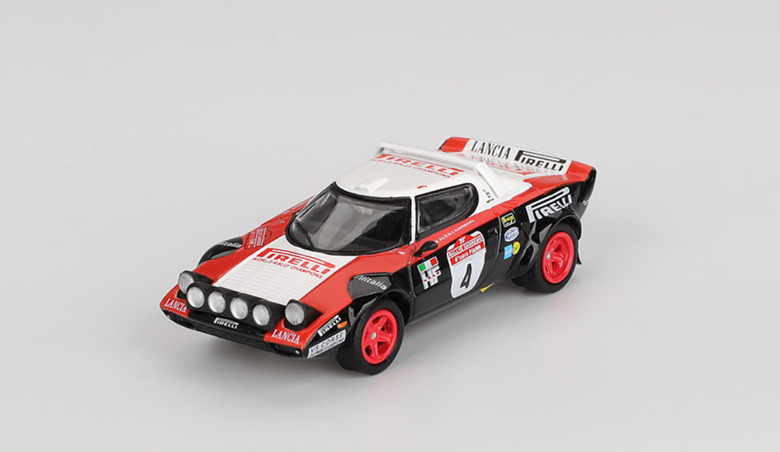 Mini GT 1084-L - Lancia Stratos HF No.4 1978 Rally Sanremo (LHD) 1:64