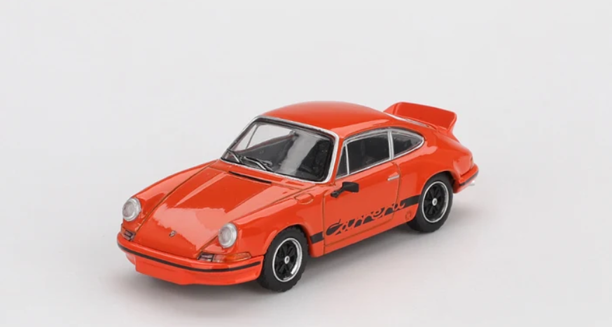 Mini GT 1142 - Porsche 911 Carrera RS 2.7 (Tangerine with Black Livery)