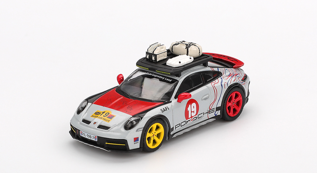 Mini GT 1068-BL - Porsche 911 Dakar "Uncle Rally" - (Blister Packaging)
