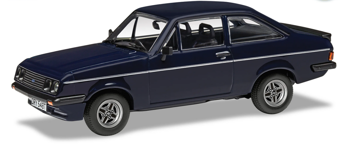 VA14909 - Ford Escort Mk2 RS2000, (Midnight Blue) 1:43 - Corgi Vanguards (Richard Hammond Smallest Cog)
